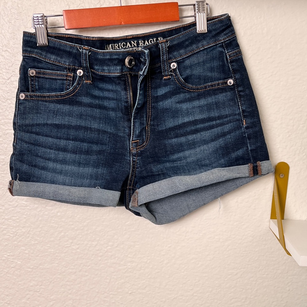 American Eagle Outfitters Women's Blue Denim Shorts
